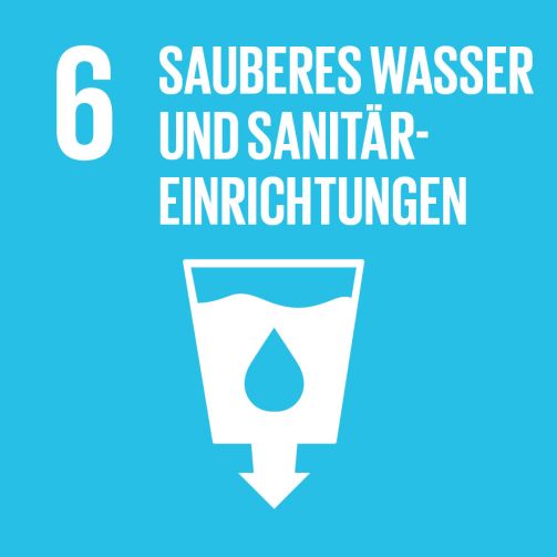 SDG 6 Sauberes Wasser – Icon