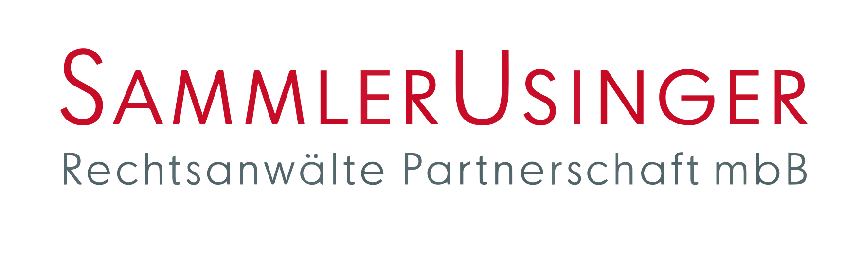 SAMMLER USINGER - Logo zweizeilig transparent